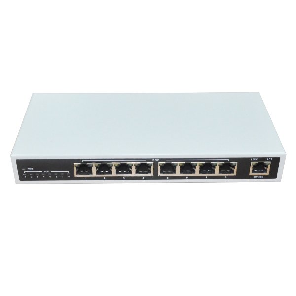 8CH 1000M PoE Switch